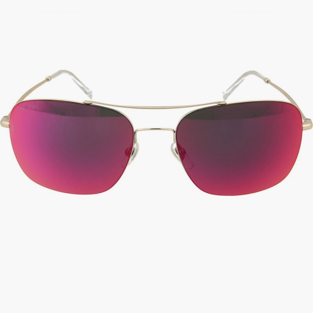Gucci rimless sunglasses new w case authentic